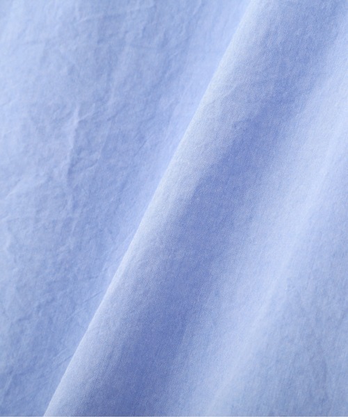MHL.(エムエイチエル)の「BRUSHED COTTON CHAMBRAY(シャツ/ブラウス・メンズ・ブルー系その他3/カーキ・SMALL/MEDIUM/LARGE/X-LARGE)」の7枚目の写真