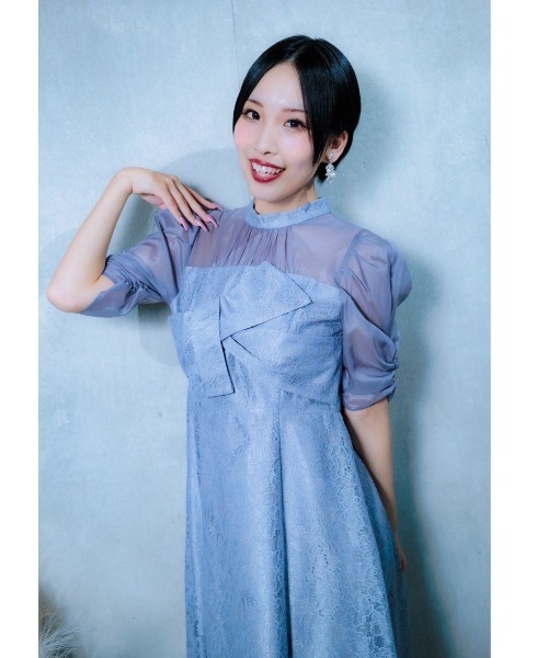 Cupid Heart（キューピッドハート）の「【Cupid Heart】結婚式用！フラワーレースノットデザインドレス（ドレス・レディース・イエロー/ブラウン/ブラック/ブルーグレー・MEDIUM）」の12枚目の写真