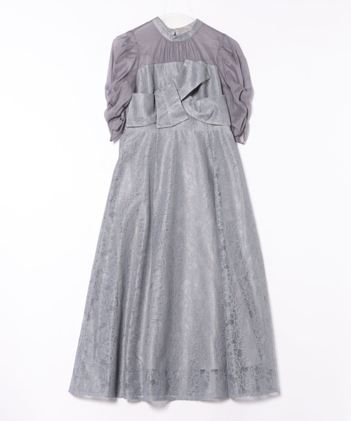 Cupid Heart（キューピッドハート）の「【Cupid Heart】結婚式用！フラワーレースノットデザインドレス（ドレス・レディース・イエロー/ブラウン/ブラック/ブルーグレー・MEDIUM）」の16枚目の写真