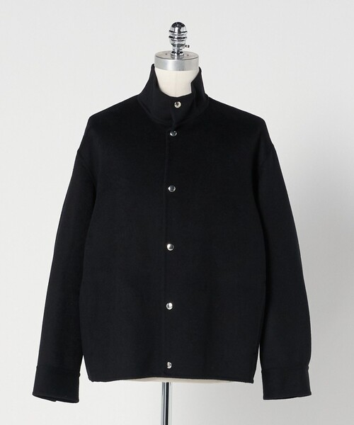 LOEFF(ロエフ)の「<LOEFF>リバー スタンドカラー ブルゾン MEN’S(ブルゾン・メンズ・モカ/ブラック・2/1)」の1枚目の写真