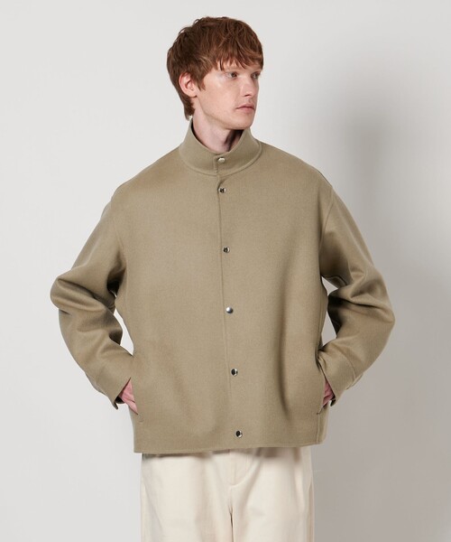 LOEFF(ロエフ)の「<LOEFF>リバー スタンドカラー ブルゾン MEN’S(ブルゾン・メンズ・モカ/ブラック・2/1)」の3枚目の写真