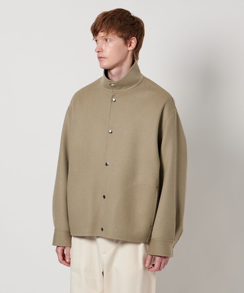 LOEFF(ロエフ)の「<LOEFF>リバー スタンドカラー ブルゾン MEN’S(ブルゾン・メンズ・モカ/ブラック・2/1)」の4枚目の写真