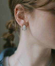 Ops.（オプス）の「ピアス 金属アレルギー対応 シルバー925 ゴールド フープピアス 【eluna-luce エルーナ・ルーチェ】（ピアス（両耳用））」