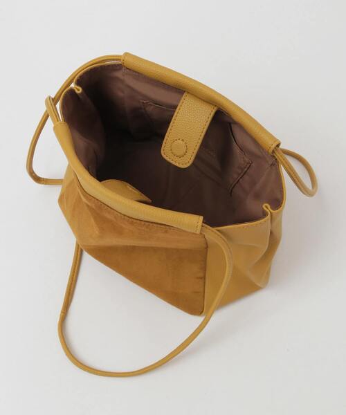 MELROSE claire(メルローズ クレール)の「【スエードキューブバッグ】(ショルダーバッグ・レディース・イエロー/グレー/ブラウン・FREE)」の12枚目の写真