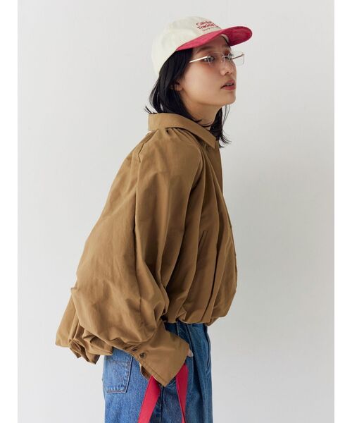 Ungrid(アングリッド)の「バルーンデザインブルゾン(ブルゾン・レディース・ベージュ/ブラック・FREE)」の11枚目の写真
