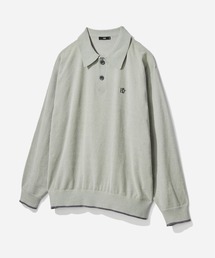 HARE（ハレ）の「ロゴモールニットポロ(HARE)（ポロシャツ）」