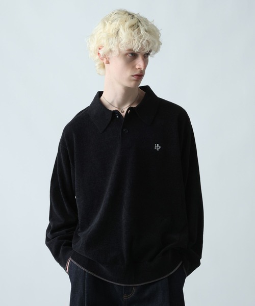 ロゴモールニットポロ(HARE)（ポロシャツ）｜HARE（ハレ）の