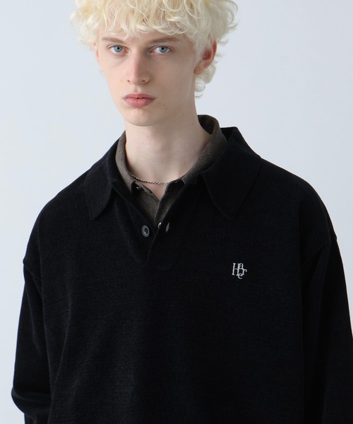 ロゴモールニットポロ(HARE)（ポロシャツ）｜HARE（ハレ）の