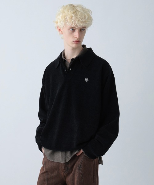 ロゴモールニットポロ(HARE)（ポロシャツ）｜HARE（ハレ）の