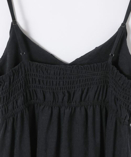 JEANASIS（ジーナシス）の「シャーリングキャミドレス/592733（ワンピース・レディース・オフホワイト/ブラック/ベージュ系その他・FREE）」の11枚目の写真