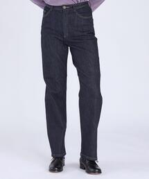 パッチワーク ストライプ デニムパンツ TINA：JOJUN（デニムパンツ