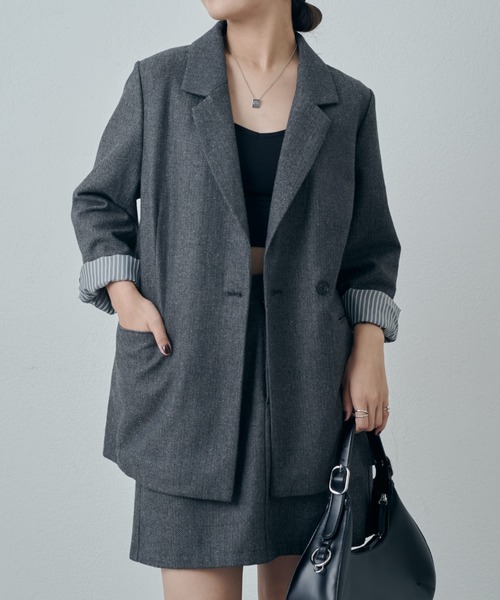 Lui's（ルイス）の「ヘリンボーン後ろベルトジャケット