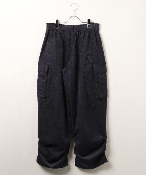PBLIM（ページボーイリム）の「《UNNISEX》コーデュロイカーゴパンツ（カーゴパンツ・レディース・ネイビー/ブラウン・MEDIUM/LARGE）」の7枚目の写真
