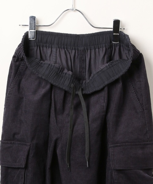 PBLIM（ページボーイリム）の「《UNNISEX》コーデュロイカーゴパンツ（カーゴパンツ・レディース・ネイビー/ブラウン・MEDIUM/LARGE）」の12枚目の写真