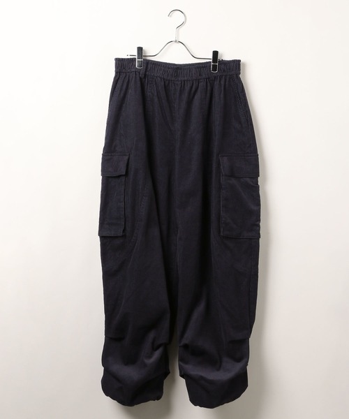 PBLIM（ページボーイリム）の「《UNNISEX》コーデュロイカーゴパンツ（カーゴパンツ・レディース・ネイビー/ブラウン・MEDIUM/LARGE）」の6枚目の写真