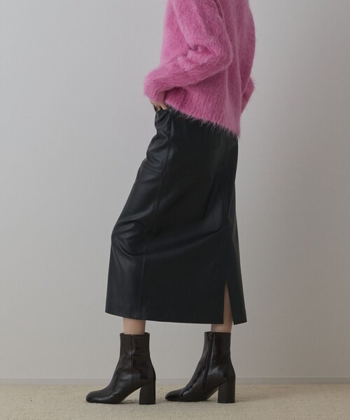 レザースカート　ダイアグラム フェイクレザータイトスカート（スカート）｜Diagram（ダイアグラム