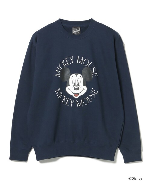 セール】BEAMS T / MICKEY MOUSE CREWNECK SWEAT（スウェット