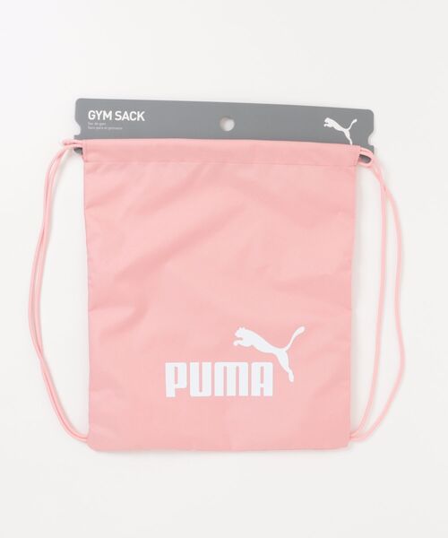 PUMA（プーマ）の「《PUMA》PUMA PHASE ｼﾞﾑ ｻｯｸ（エコバッグ/サブバッグ・メンズ・ブラック/ピンク/ネイビー/ピンク系その他・フリー）」の4枚目の写真