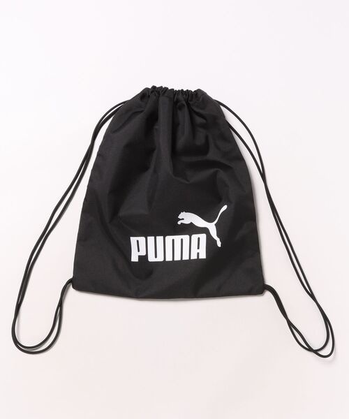 PUMA（プーマ）の「《PUMA》PUMA PHASE ｼﾞﾑ ｻｯｸ（エコバッグ/サブバッグ・メンズ・ブラック/ピンク/ネイビー/ピンク系その他・フリー）」の2枚目の写真