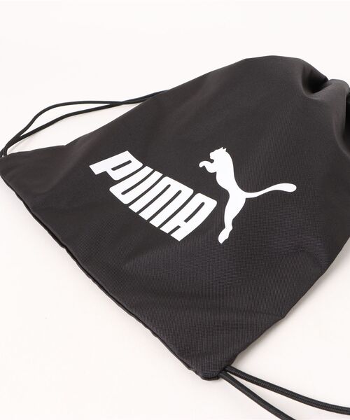 PUMA（プーマ）の「《PUMA》PUMA PHASE ｼﾞﾑ ｻｯｸ（エコバッグ/サブバッグ・メンズ・ブラック/ピンク/ネイビー/ピンク系その他・フリー）」の6枚目の写真