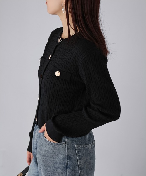 YVES SAINTLAURENT イヴサンローラン極美品　ニット紺ブレ金ボタン YVES SAINTLAURENT イヴサンローラン極美品 ニット紺ブレ金ボタン YVES