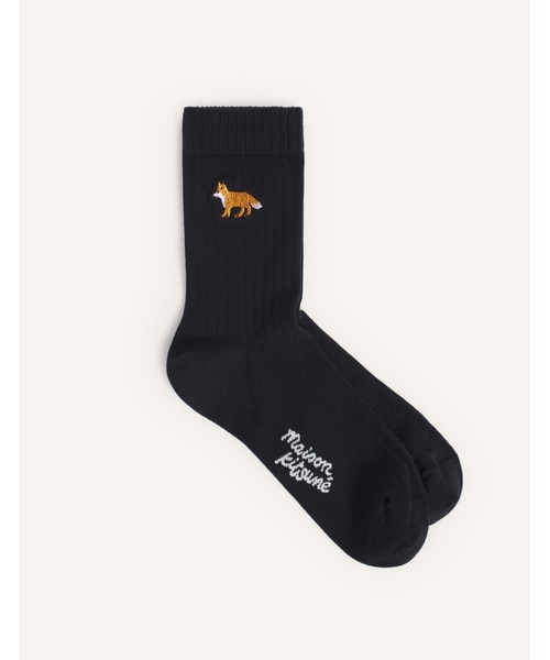MAISON KITSUNE メゾンキツネ ソックス 靴下 10足セット A MAISON KITSUNE メゾン キツネ 靴下 ソックス FOX HEAD SOCKS (MAISON