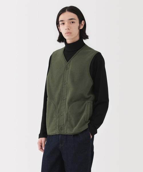 紳士 素材に還るフリースベスト（ベスト）｜無印良品（ムジルシリョウ