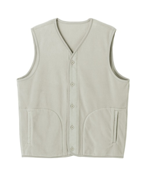 無印良品（ムジルシリョウヒン）の「紳士　素材に還るフリースベスト（ベスト・メンズ・カーキ系/グレー/チャコールグレー/ブラック・S/L/XL/M）」の11枚目の写真
