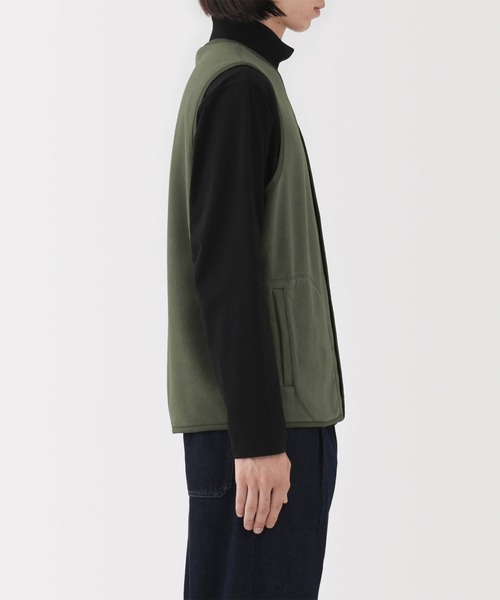 無印良品（ムジルシリョウヒン）の「紳士　素材に還るフリースベスト（ベスト・メンズ・カーキ系/グレー/チャコールグレー/ブラック・S/L/XL/M）」の15枚目の写真