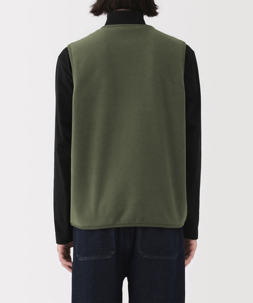 無印良品（ムジルシリョウヒン）の「紳士　素材に還るフリースベスト（ベスト・メンズ・カーキ系/グレー/チャコールグレー/ブラック・S/L/XL/M）」の16枚目の写真