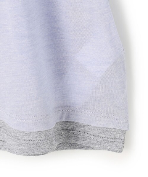 UNFILO(アンフィーロ)の「ソフトウール フェイクレイヤード ロンT(Tシャツ/カットソー・レディース・スカイブルー系/ライトイエロー系/グレー系・X-LARGE)」の18枚目の写真