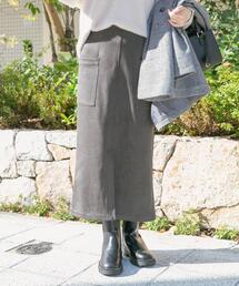 ITEMS URBANRESEARCH（アイテムズ アーバンリサーチ）の「フェイクスエードタイトスカート（スカート・レディース）」