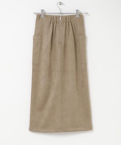 ITEMS URBANRESEARCH(アイテムズ アーバンリサーチ)の「フェイクスエードタイトスカート(スカート・レディース・アイボリー/スミクロ/モカ・FREE)」の16枚目の写真