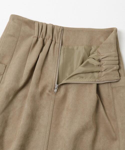 ITEMS URBANRESEARCH(アイテムズ アーバンリサーチ)の「フェイクスエードタイトスカート(スカート・レディース・アイボリー/スミクロ/モカ・FREE)」の15枚目の写真