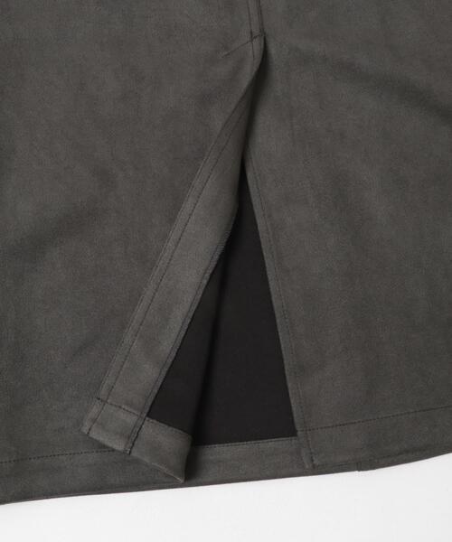 ITEMS URBANRESEARCH(アイテムズ アーバンリサーチ)の「フェイクスエードタイトスカート(スカート・レディース・アイボリー/スミクロ/モカ・FREE)」の4枚目の写真