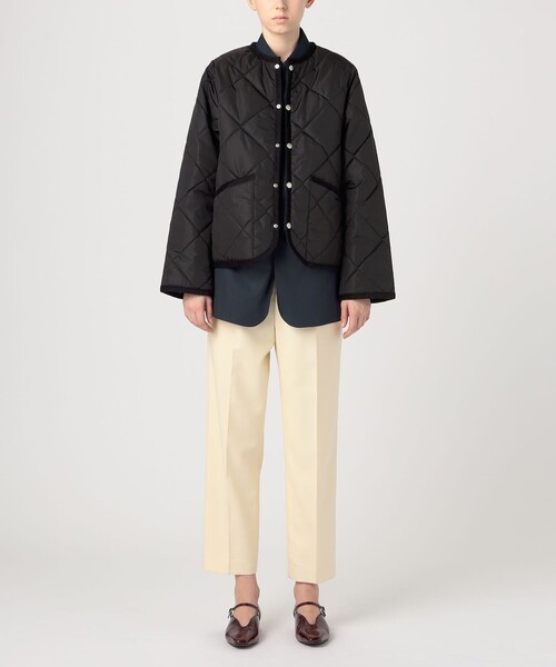 ラベンハム LAVENHAM ジャケット ブルゾン サイズ36USA パープル×ダークブラウン メンズ キルティング/春・秋物 身長・体型別で選ぶラベンハムサイズガイド for WOMEN ｜2020年度最新