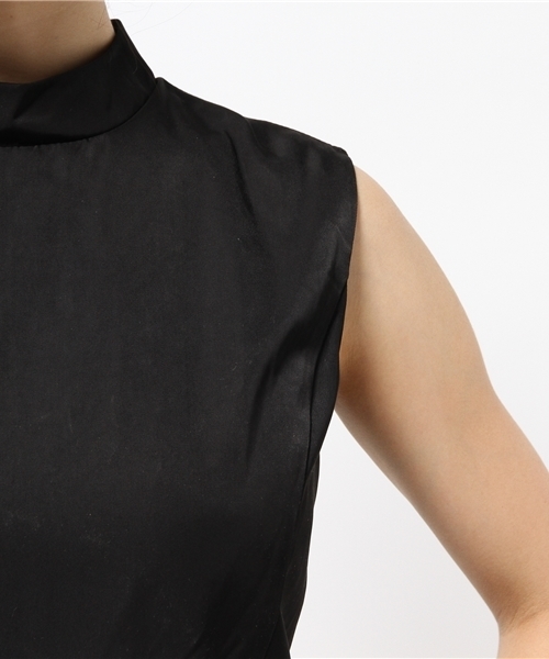 N.（N. Natural Beauty Basic）（エヌエヌナチュラルビューティーベーシック）の「【美人百花 1月号掲載】オーガンジーフレアドレス（ワンピース・レディース・ブラック/ブラック系その他・MEDIUM）」の11枚目の写真