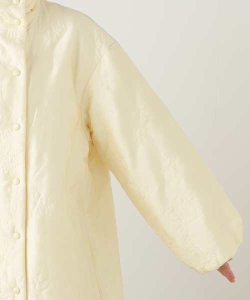 EDIT. FOR LULU（エディットフォールル）の「【ne Quittez pas/ヌキテパ】POLY DUPION FLOWER EMBROI（その他アウター・レディース・カーキ/ホワイト・FREE）」の8枚目の写真