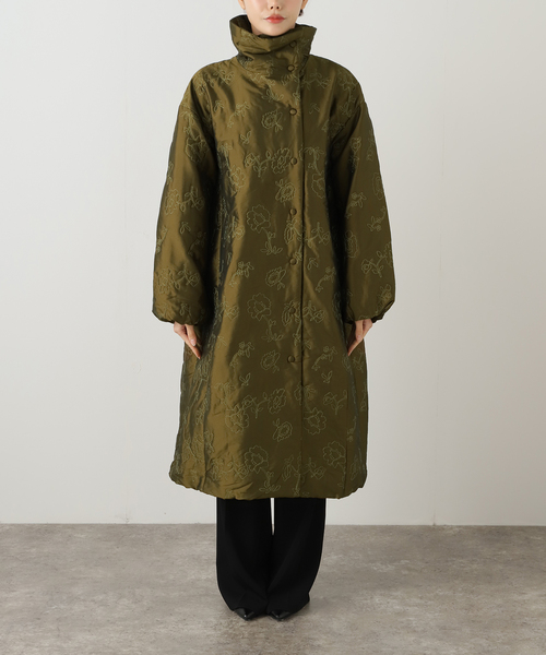 EDIT. FOR LULU（エディットフォールル）の「【ne Quittez pas/ヌキテパ】POLY DUPION FLOWER EMBROI（その他アウター・レディース・カーキ/ホワイト・FREE）」の18枚目の写真