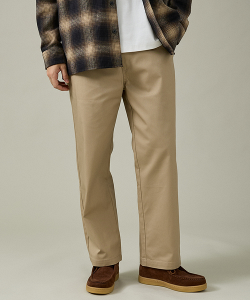 Dickies(ディッキーズ)の「【DICKIES / ディッキーズ】TCツイル/デニム ワイドストレートパンツ(5422-9411)(その他パンツ・メンズ・チャコールグレー/ブラック系その他/ブラック/ベージュ/ブルー系その他・M/L/XL)」の1枚目の写真