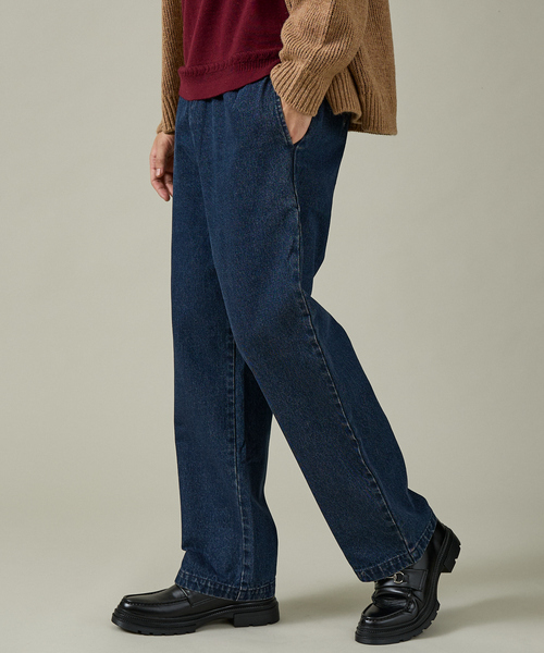 Dickies(ディッキーズ)の「【DICKIES / ディッキーズ】TCツイル/デニム ワイドストレートパンツ(5422-9411)(その他パンツ・メンズ・チャコールグレー/ブラック系その他/ブラック/ベージュ/ブルー系その他・M/L/XL)」の2枚目の写真