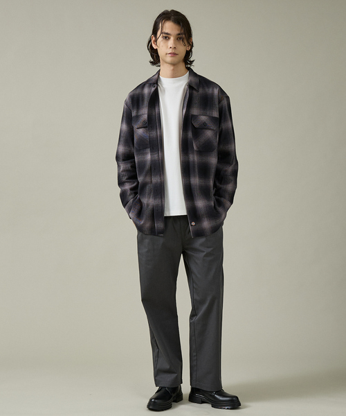 Dickies(ディッキーズ)の「【DICKIES / ディッキーズ】TCツイル/デニム ワイドストレートパンツ(5422-9411)(その他パンツ・メンズ・チャコールグレー/ブラック系その他/ブラック/ベージュ/ブルー系その他・M/L/XL)」の6枚目の写真