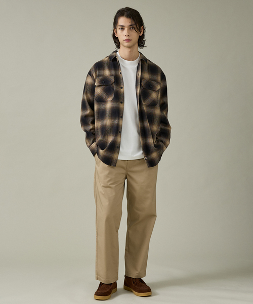 Dickies(ディッキーズ)の「【DICKIES / ディッキーズ】TCツイル/デニム ワイドストレートパンツ(5422-9411)(その他パンツ・メンズ・チャコールグレー/ブラック系その他/ブラック/ベージュ/ブルー系その他・M/L/XL)」の11枚目の写真