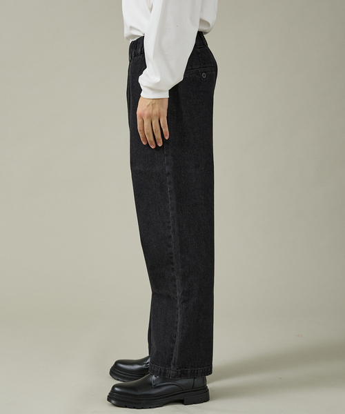 Dickies(ディッキーズ)の「【DICKIES / ディッキーズ】TCツイル/デニム ワイドストレートパンツ(5422-9411)(その他パンツ・メンズ・チャコールグレー/ブラック系その他/ブラック/ベージュ/ブルー系その他・M/L/XL)」の21枚目の写真