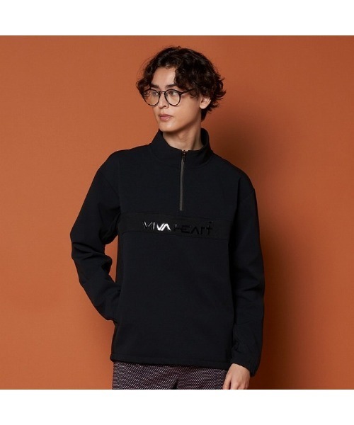 VIVA HEART(ビバハート)の「【VIVA HEART/GOLF】バンザイパターンカノコプルオーバー(その他トップス・メンズ・ブラック/ライトグレー・L/M/XL)」の2枚目の写真