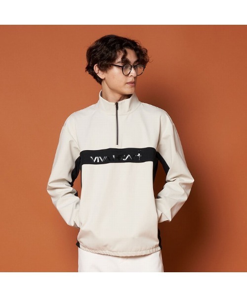 VIVA HEART(ビバハート)の「【VIVA HEART/GOLF】バンザイパターンカノコプルオーバー(その他トップス・メンズ・ブラック/ライトグレー・L/M/XL)」の3枚目の写真