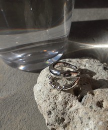 Soierie（ソワリー）の「ボールチェーン イヤーカフ ピンキーリング / Ball chain earcuff pinky ring（リング）」