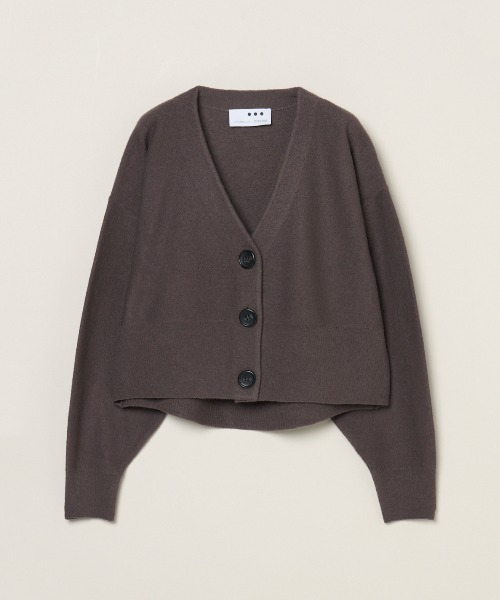 フェルトセーター カーディガン（カーディガン/ボレロ）｜three