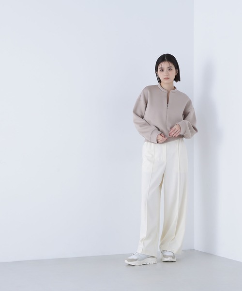 NATURAL BEAUTY BASIC（ナチュラルビューティーベーシック）の「◇【Oggi・sweet掲載】【ちょうど、いい服】楽してごめん！はくだけきちんと見えパンツ（その他パンツ・レディース・ベージュ/チャコールグレー/オフホワイト/ブラック・SMALL/MEDIUM/LARGE/P/S）」の14枚目の写真