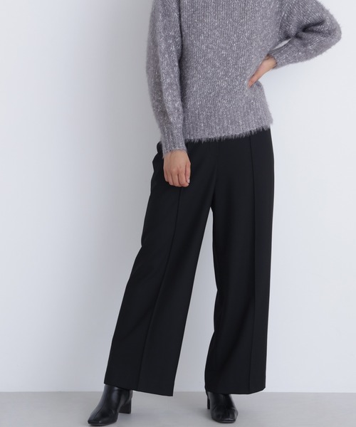 NATURAL BEAUTY BASIC（ナチュラルビューティーベーシック）の「◇【Oggi・sweet掲載】【ちょうど、いい服】楽してごめん！はくだけきちんと見えパンツ（その他パンツ・レディース・ベージュ/チャコールグレー/オフホワイト/ブラック・SMALL/MEDIUM/LARGE/P/S）」の17枚目の写真